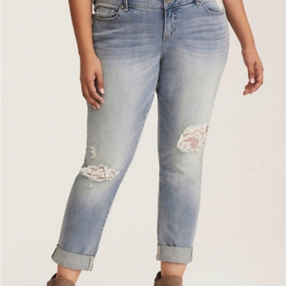 torrid boyfriend capris